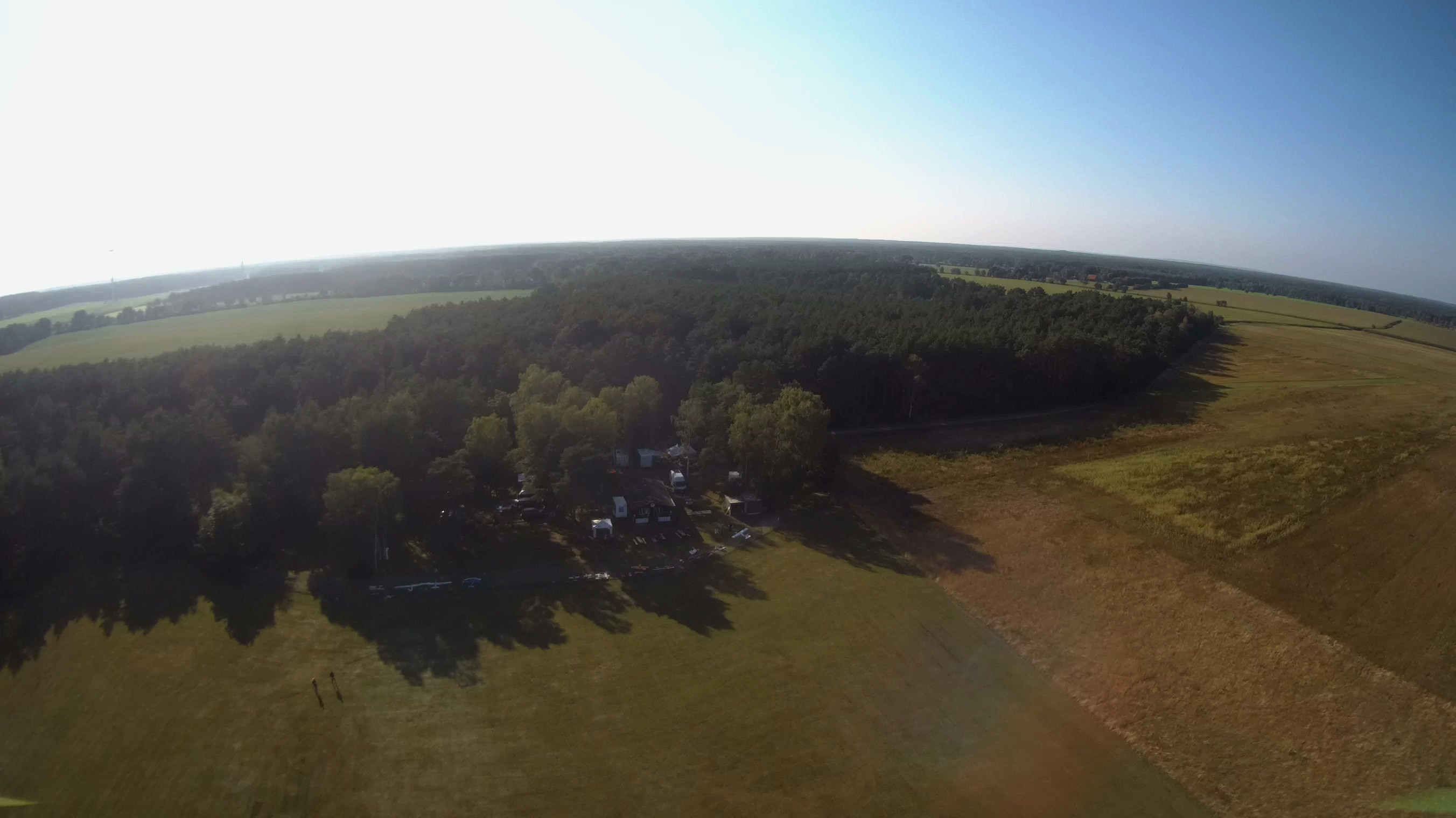 Flugplatz von oben