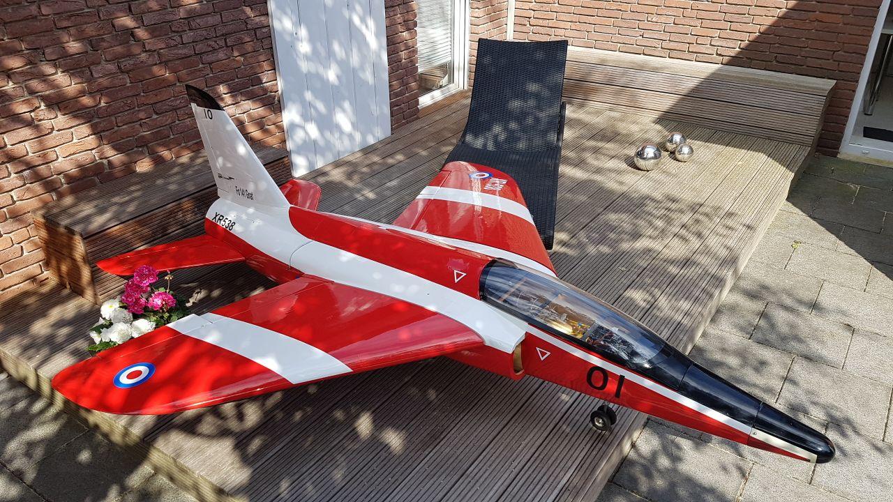 Folland Gnat, 2.4 m Spw, 16 kg Wren-Turbine